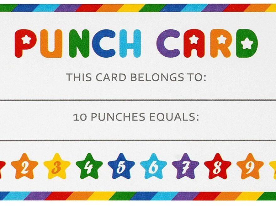 Punch Card Download Pdf 21 Punch Cards Pdf File to Do Punch Card Pdf printable Punch Card printable Chore Card printable Potty Card pdf File Etsy