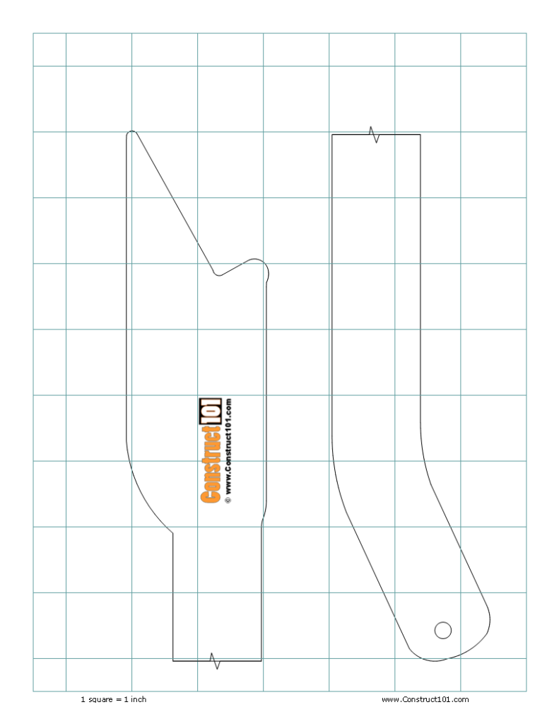Push Stick Templates Free Plans PDF Download Construct101