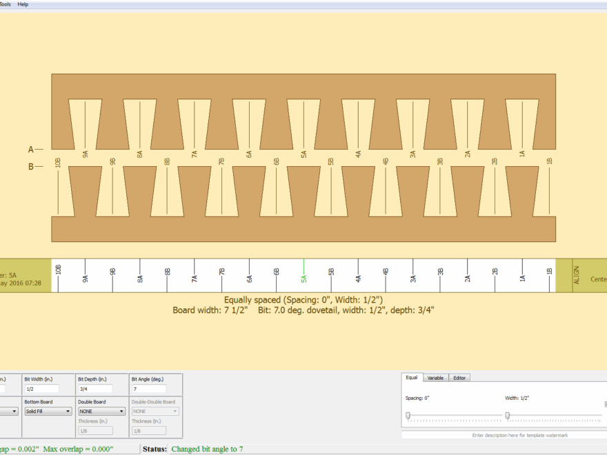 PyRouterJig A Woodworking Layout Tool For Creating Box And Dovetail Joints