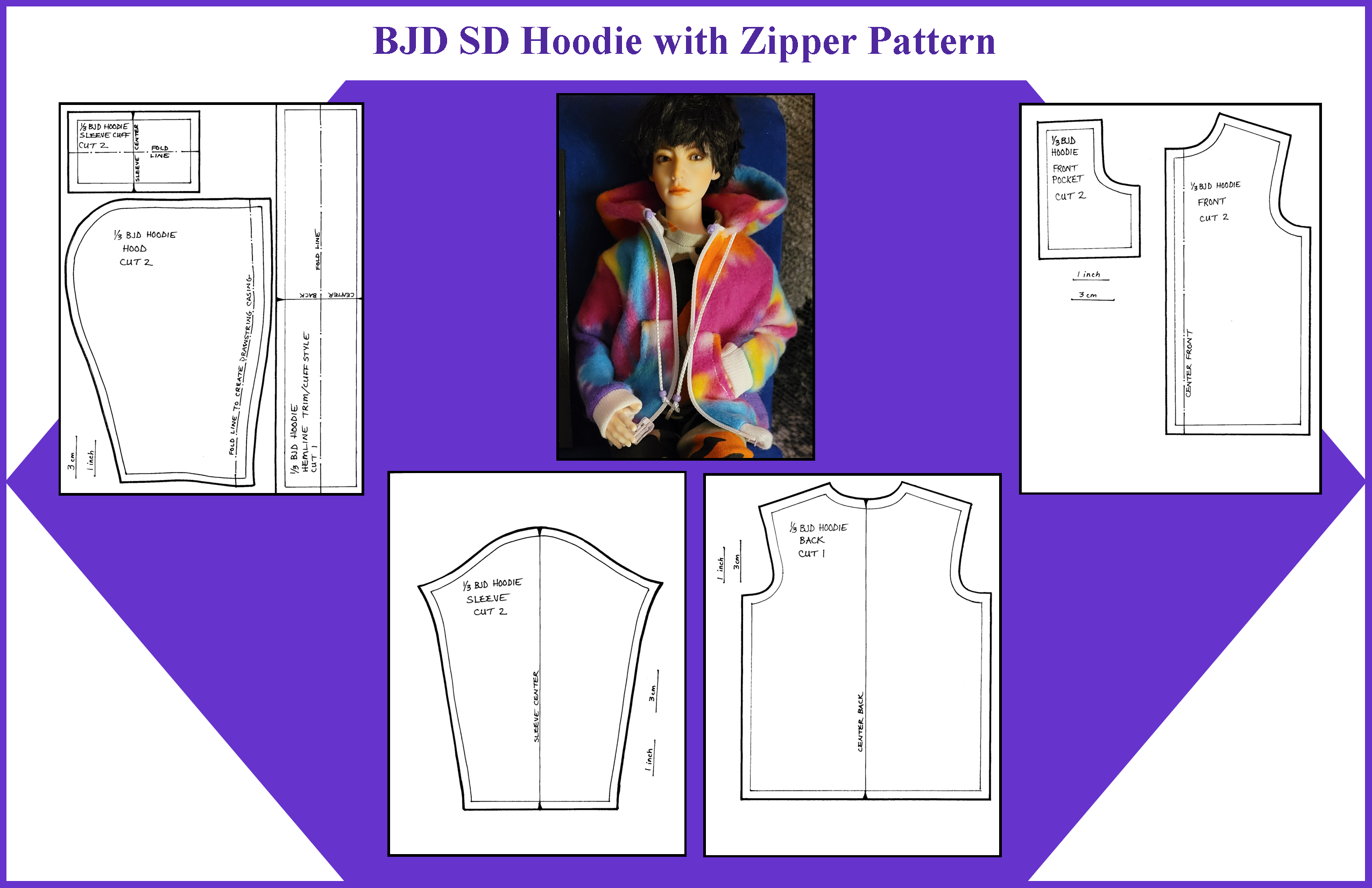 Ready To Print 1 3 Male Doll Patterns Missy s Imaginings