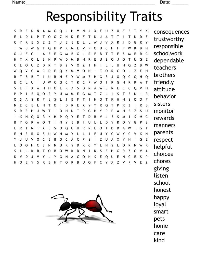 Recess Word Search WordMint