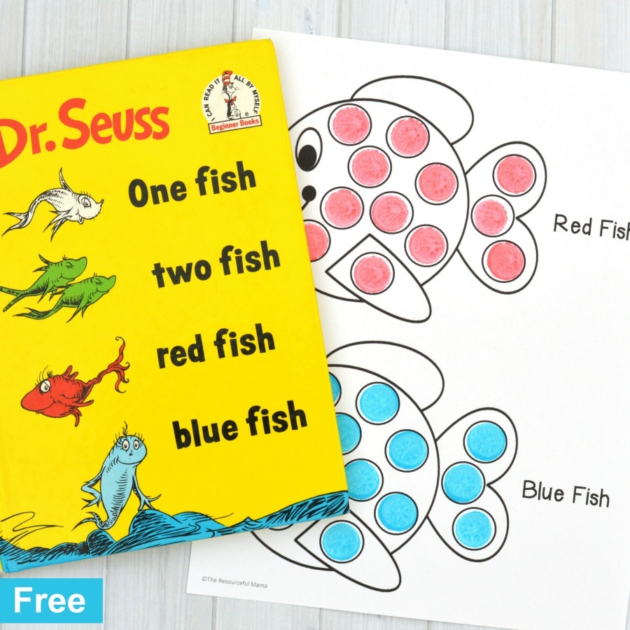 Dr Seuss One Fish Two Fish Free Printables