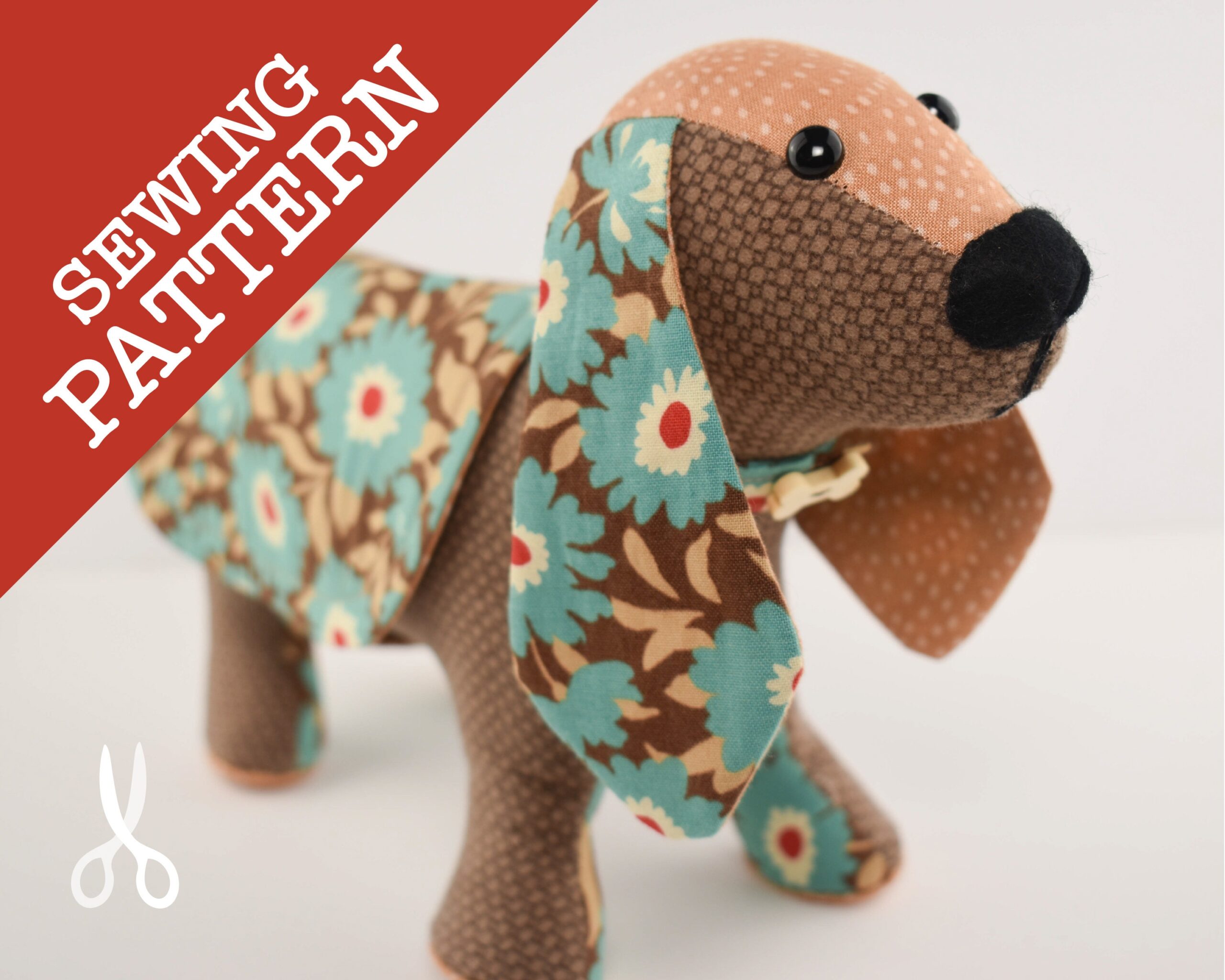 Printable Large Stuff Dog Pattern