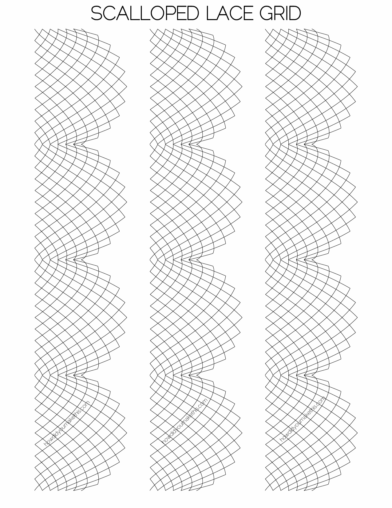 Scalloped Whole Stitch Lace How Did You Make This Luxe DIY