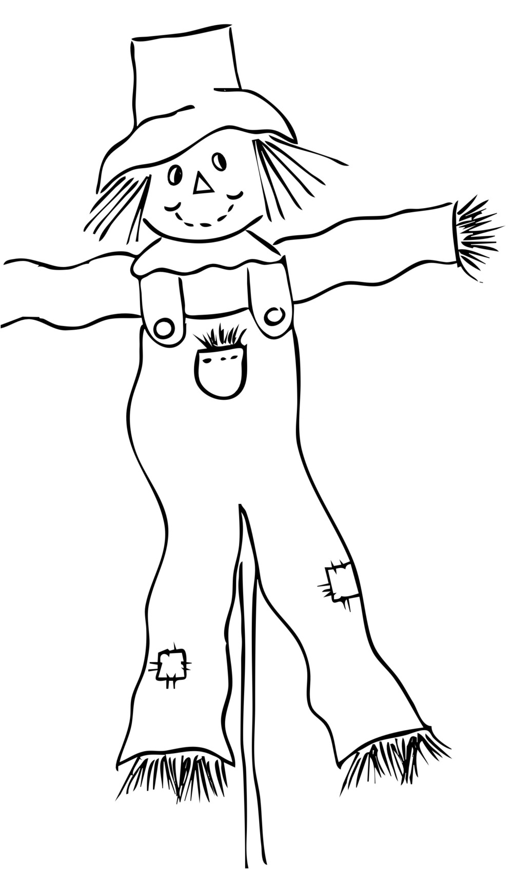 Scarecrow At Night Traceable Tracie Kiernan Step By Step Painting