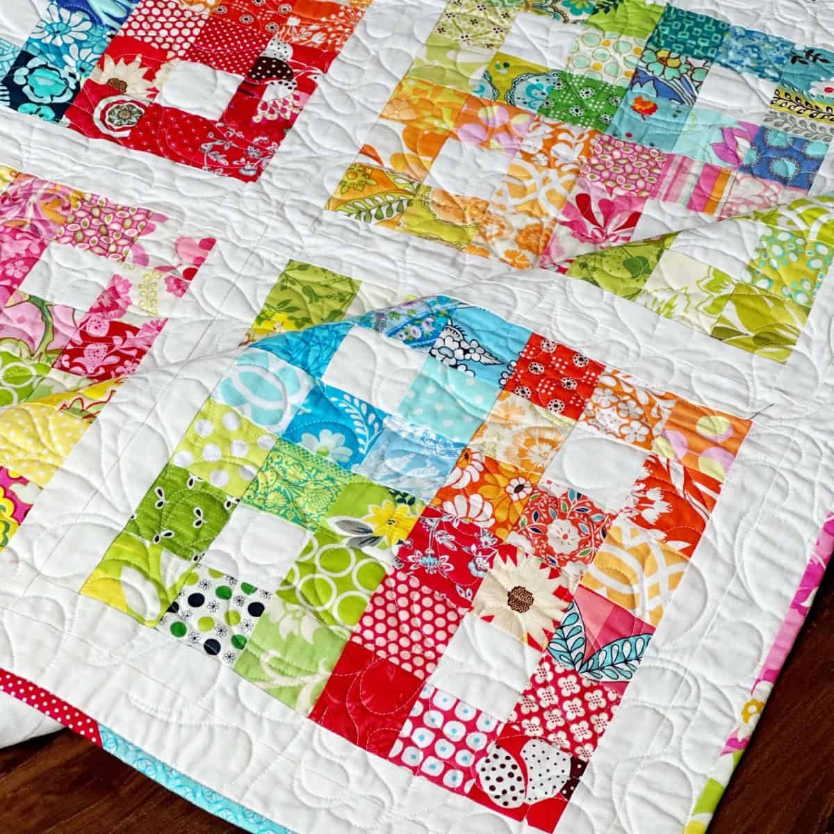 Scrap Quilting Tips Scrappy Gumdrops Quilt A Quilting Life