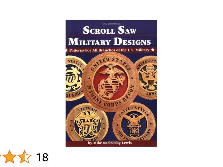 Scroll Saw Military Designs Patterns For All Branches Of The U S Military Lewis Mike Lewis Vicky 9781565231467 Amazon Books
