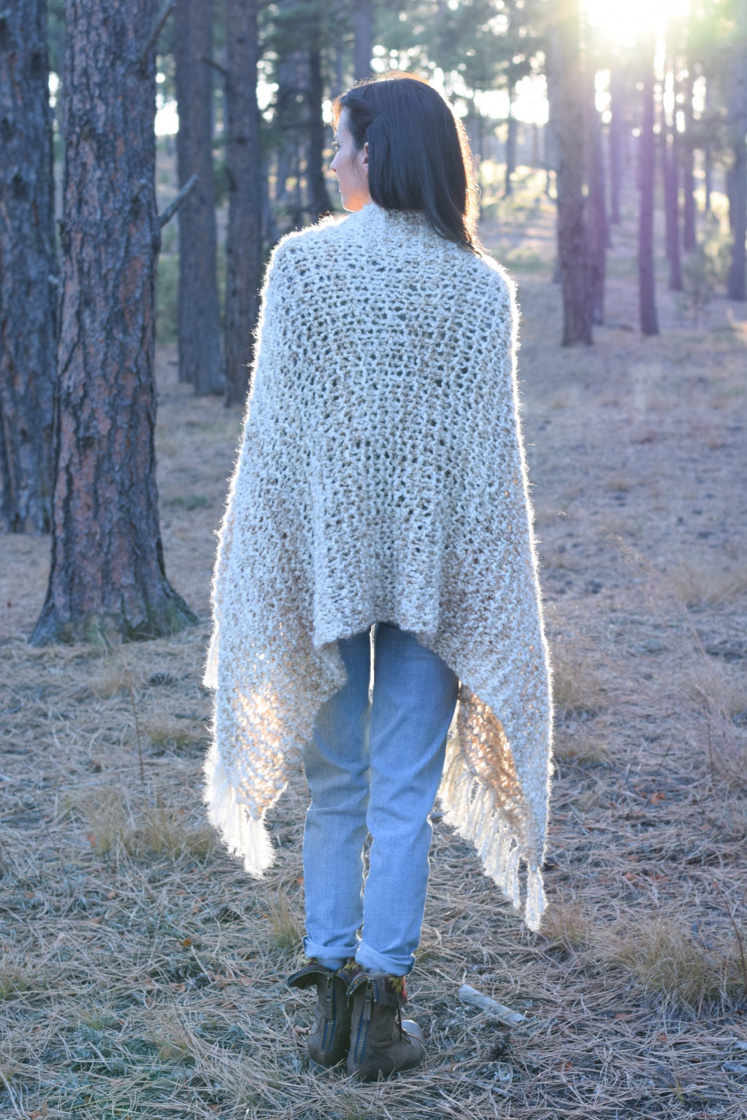 Sedona Serenity Knit Shawl Pattern Mama In A Stitch