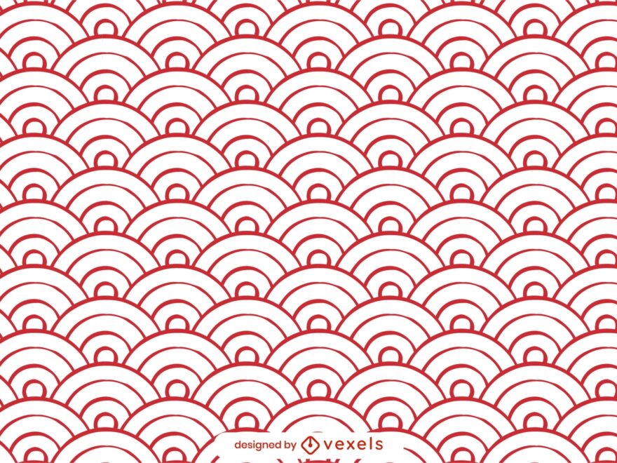 Seigaiha Japanese Waves Pattern Vector Download