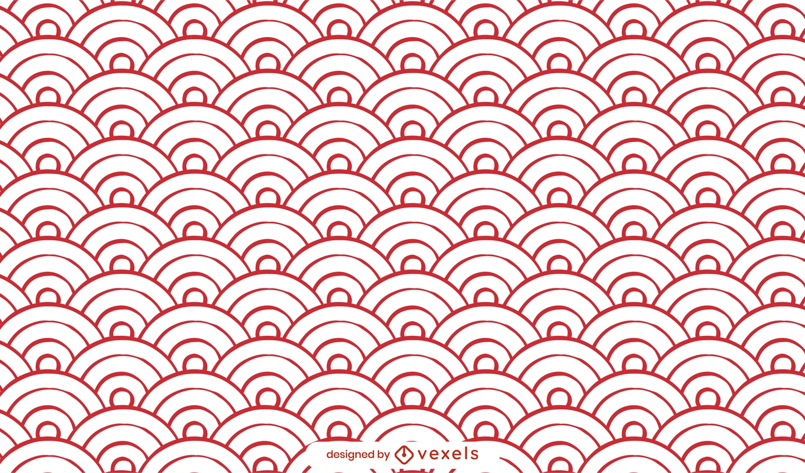 Seigaiha Japanese Waves Pattern Vector Download