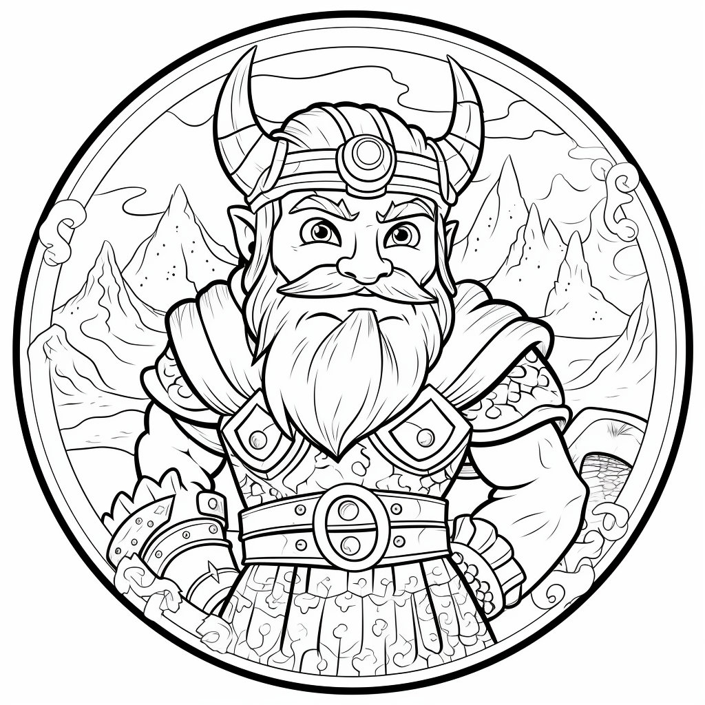 Set Of 122 Viking Coloring Pages Nordic Warriors Ships And More Printable Digital Download Etsy