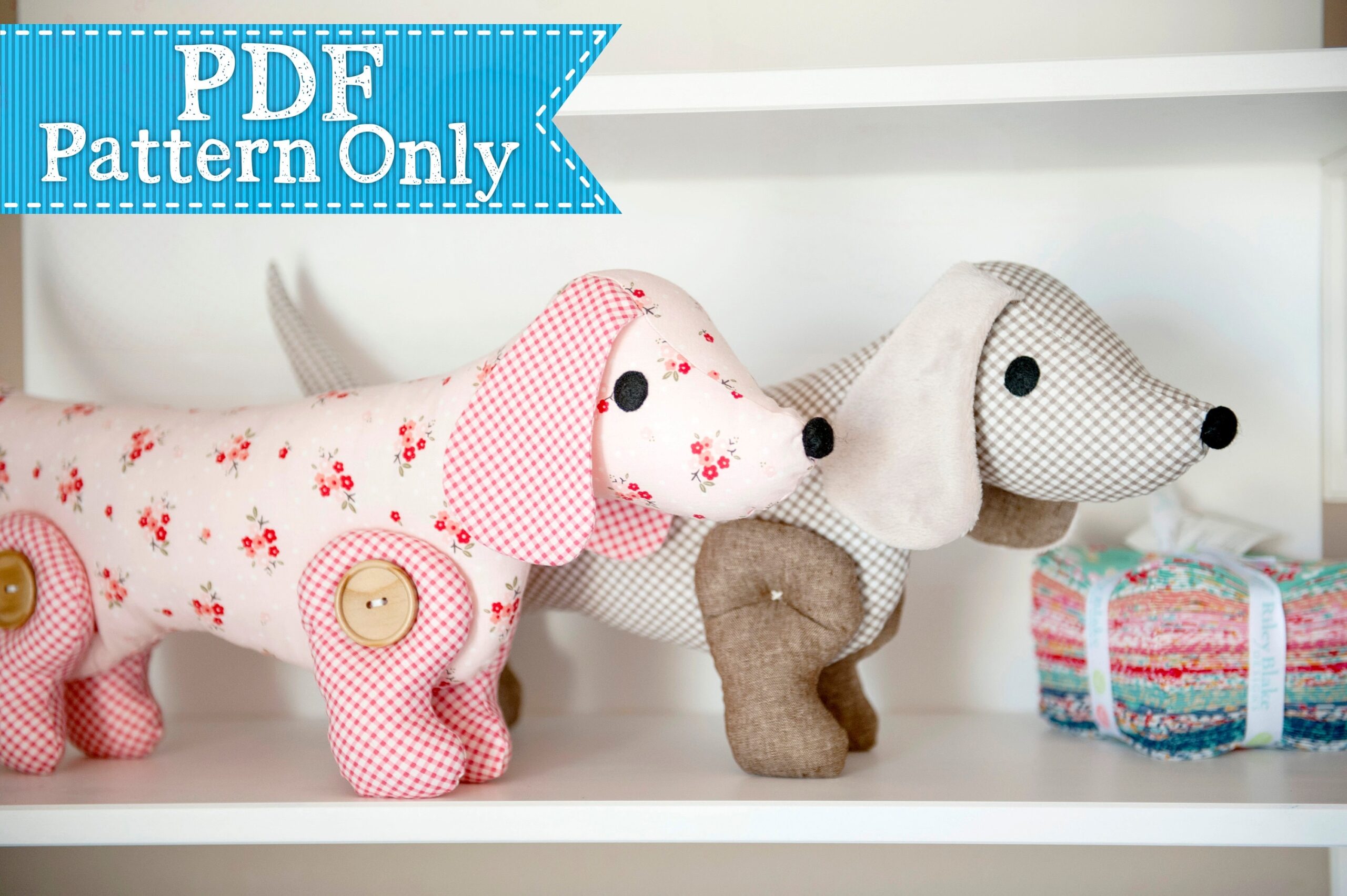 Sew a long little doggy Dachshund PDF Pattern Sewing PDF Sewing Patterns Handmade Gift Pattern Instant Download Softie Pattern How To Etsy UK