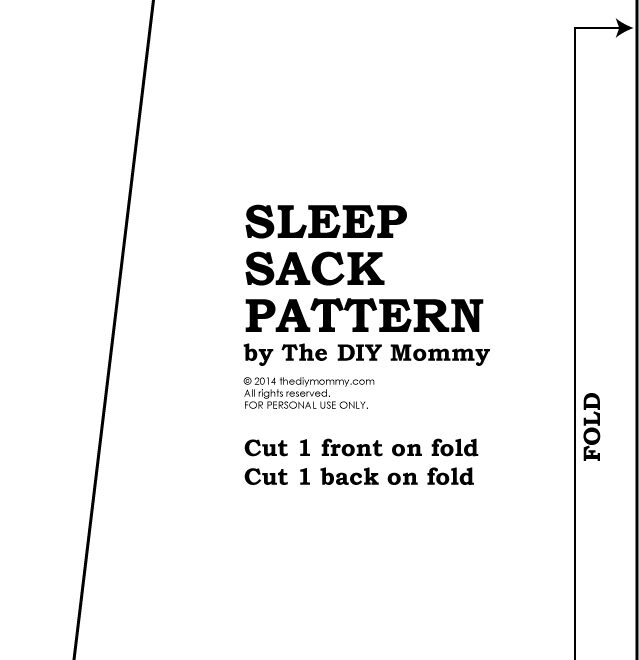 Sew An Easy Baby Sleep Sack Free Pattern And Tutorial The DIY Mommy