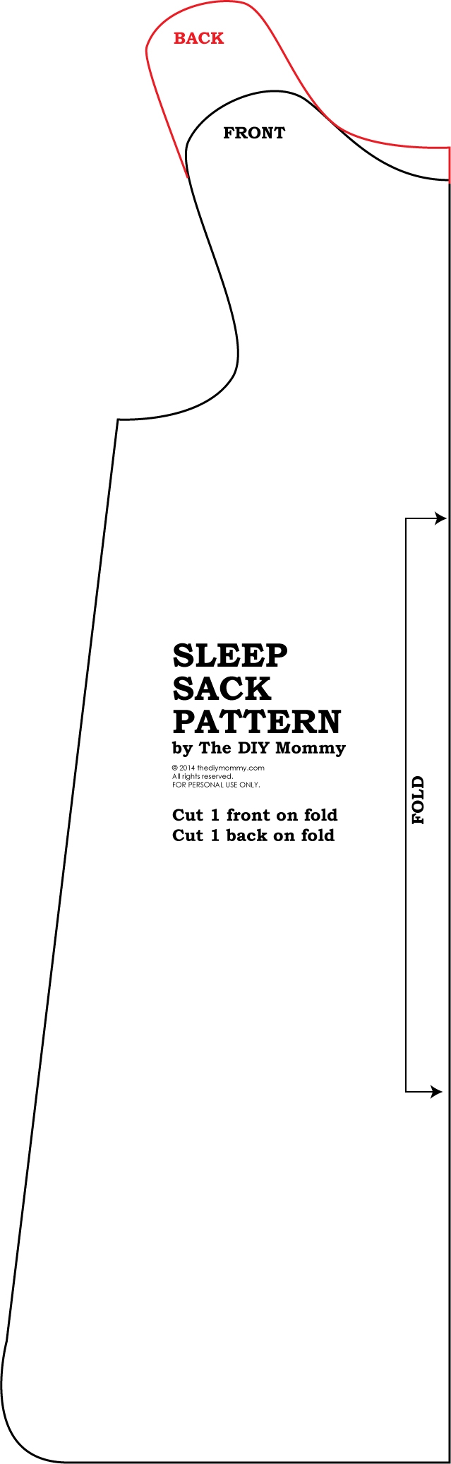 Sew An Easy Baby Sleep Sack Free Pattern And Tutorial The DIY Mommy
