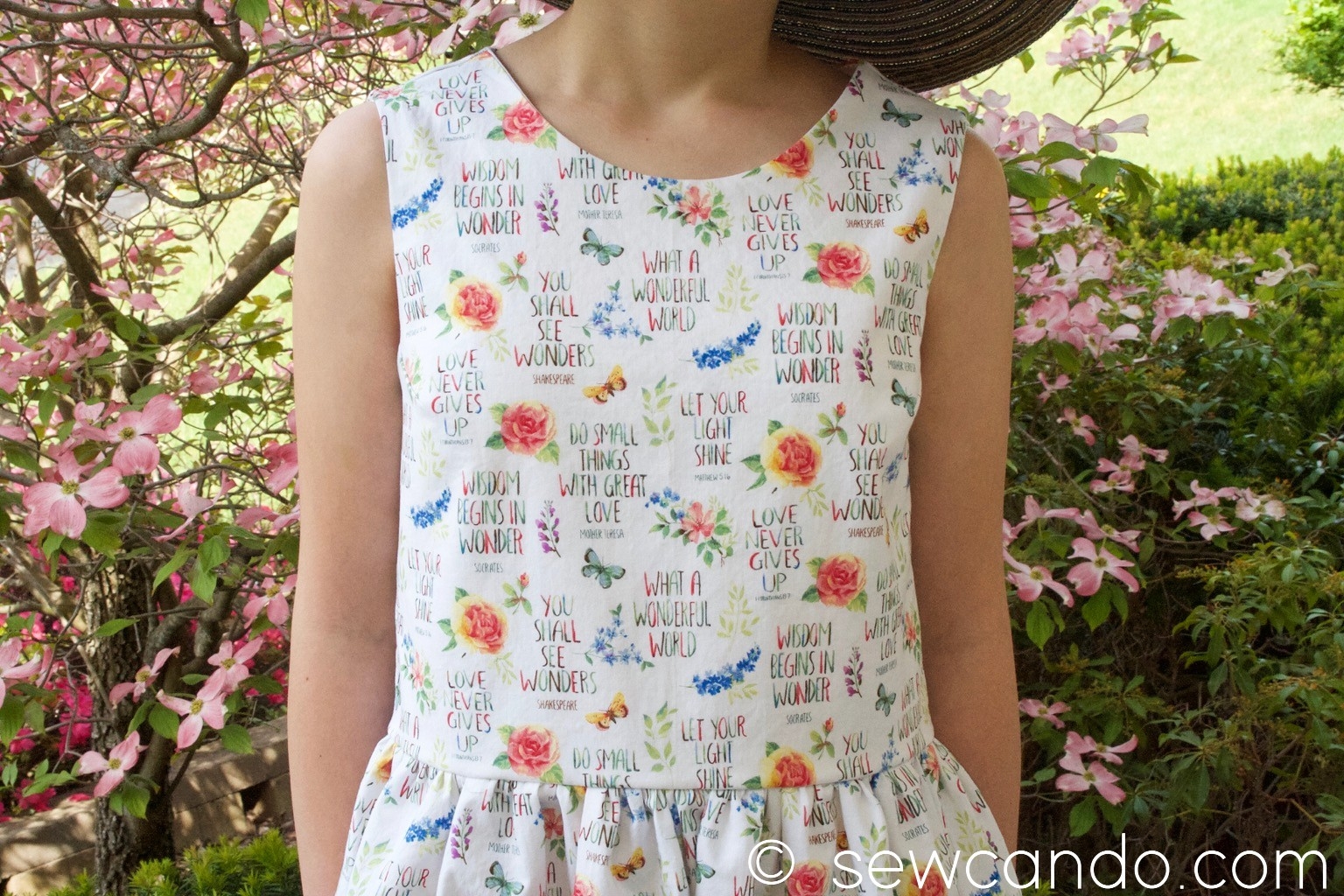 Sew Can Do FREE Pattern Sleeveless Sunday Tween Girl s Dress