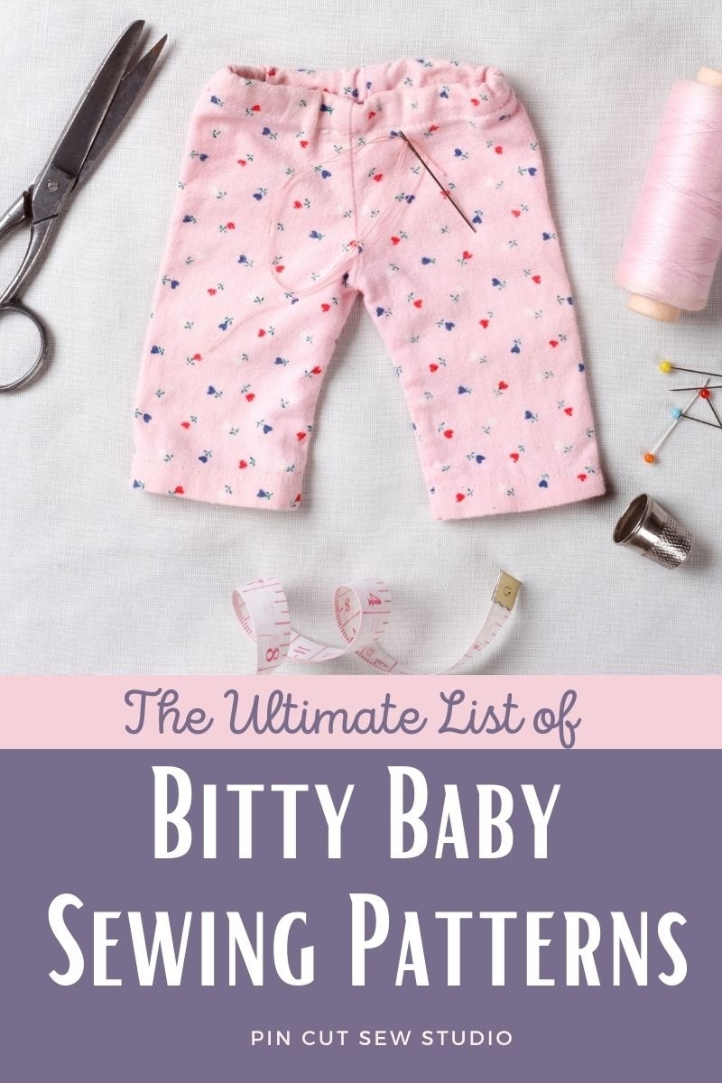 Sewing Patterns For Bitty Baby Doll Clothes Pin Cut Sew Studio