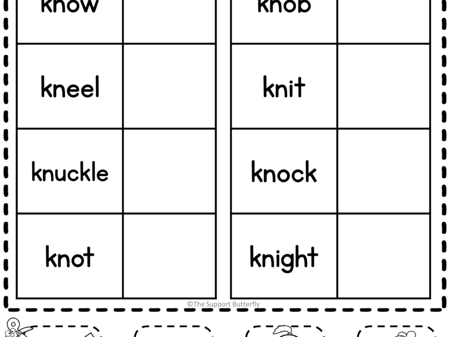 Silent Letter Worksheet Freebie Made By Teachers