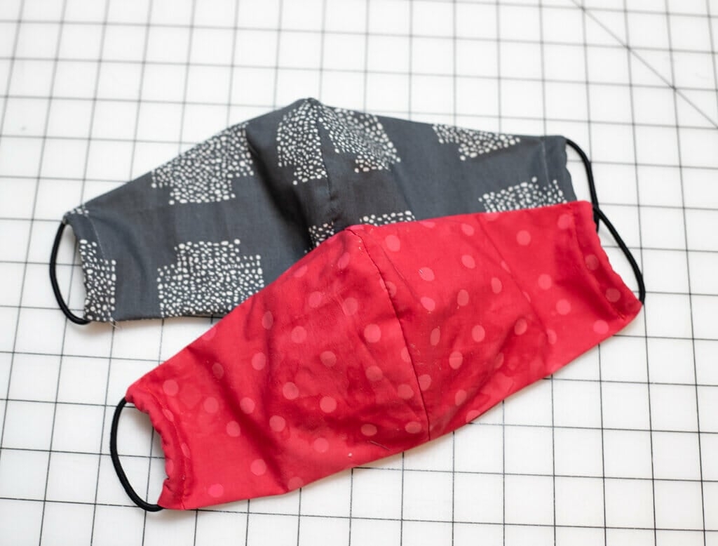 Simple Step By Step Tutorial How To Sew The Olson Face Mask Pattern Child Sizes Too