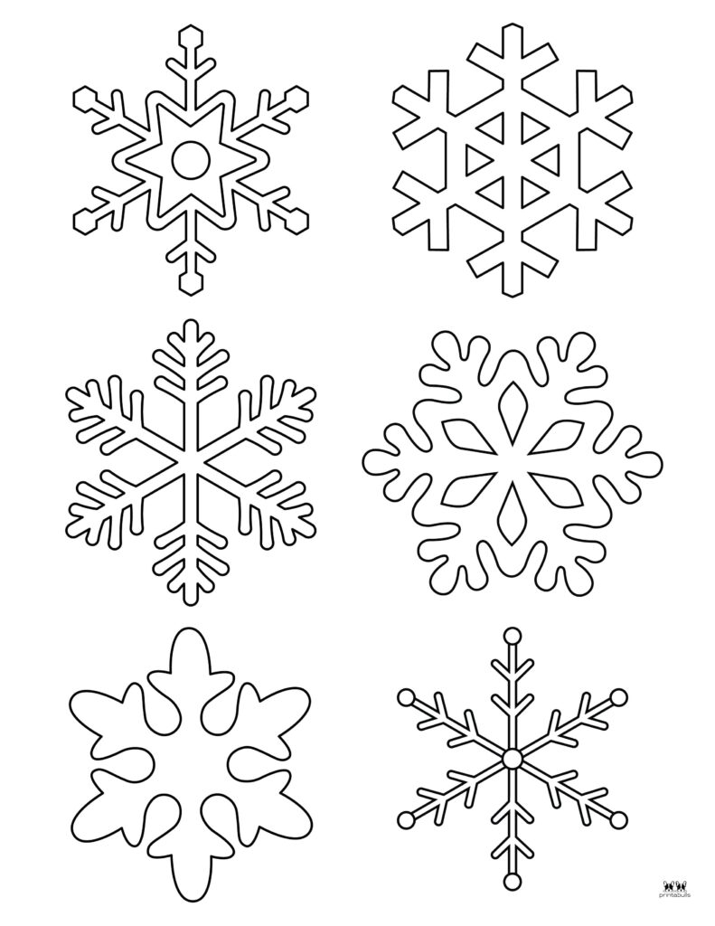 Snowflake Coloring Pages 25 FREE Printable Pages Printabulls