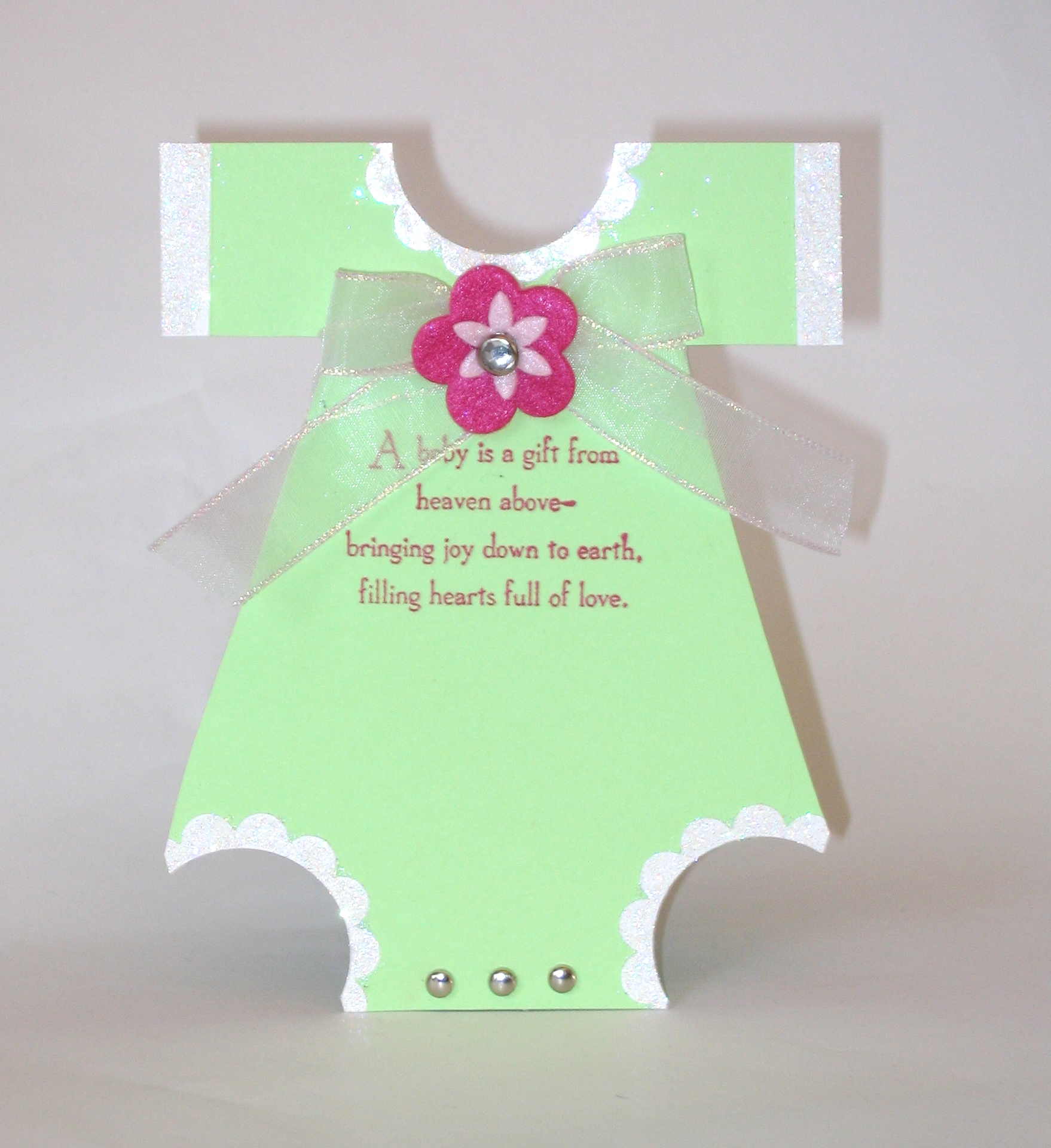 Stampin Up Sweet Baby Girl Onesie Post By Demonstrator Brandy Cox