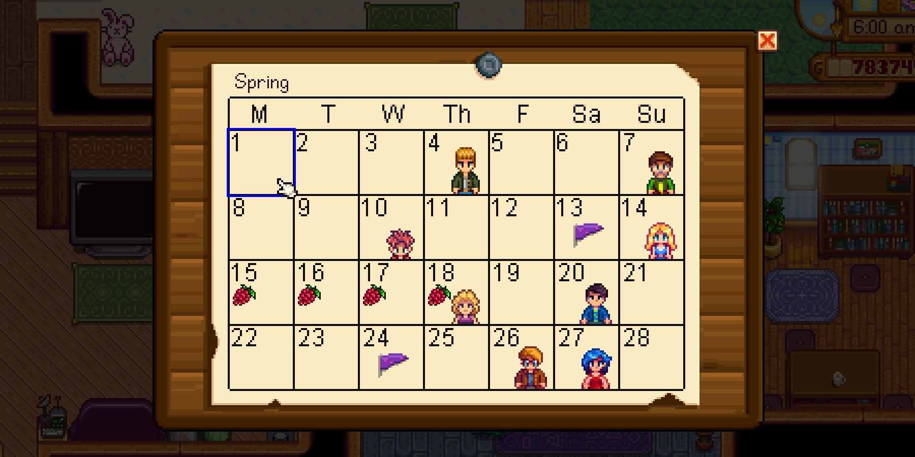 Stardew Valley The Complete Calendar