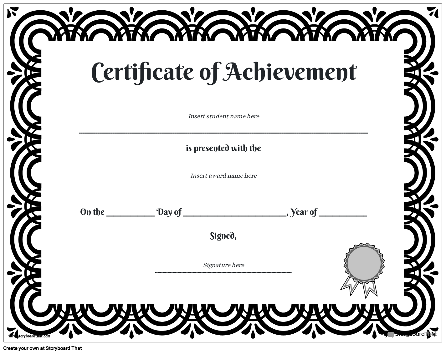 Storyboard That Free Student Award Templates