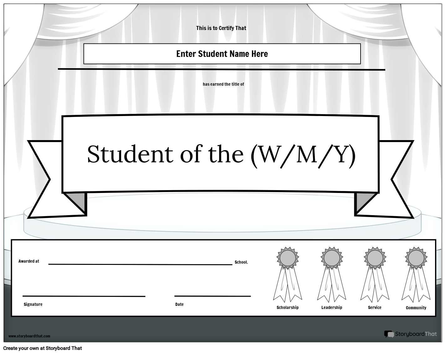Printable Award Certificates For Students Leader In Me