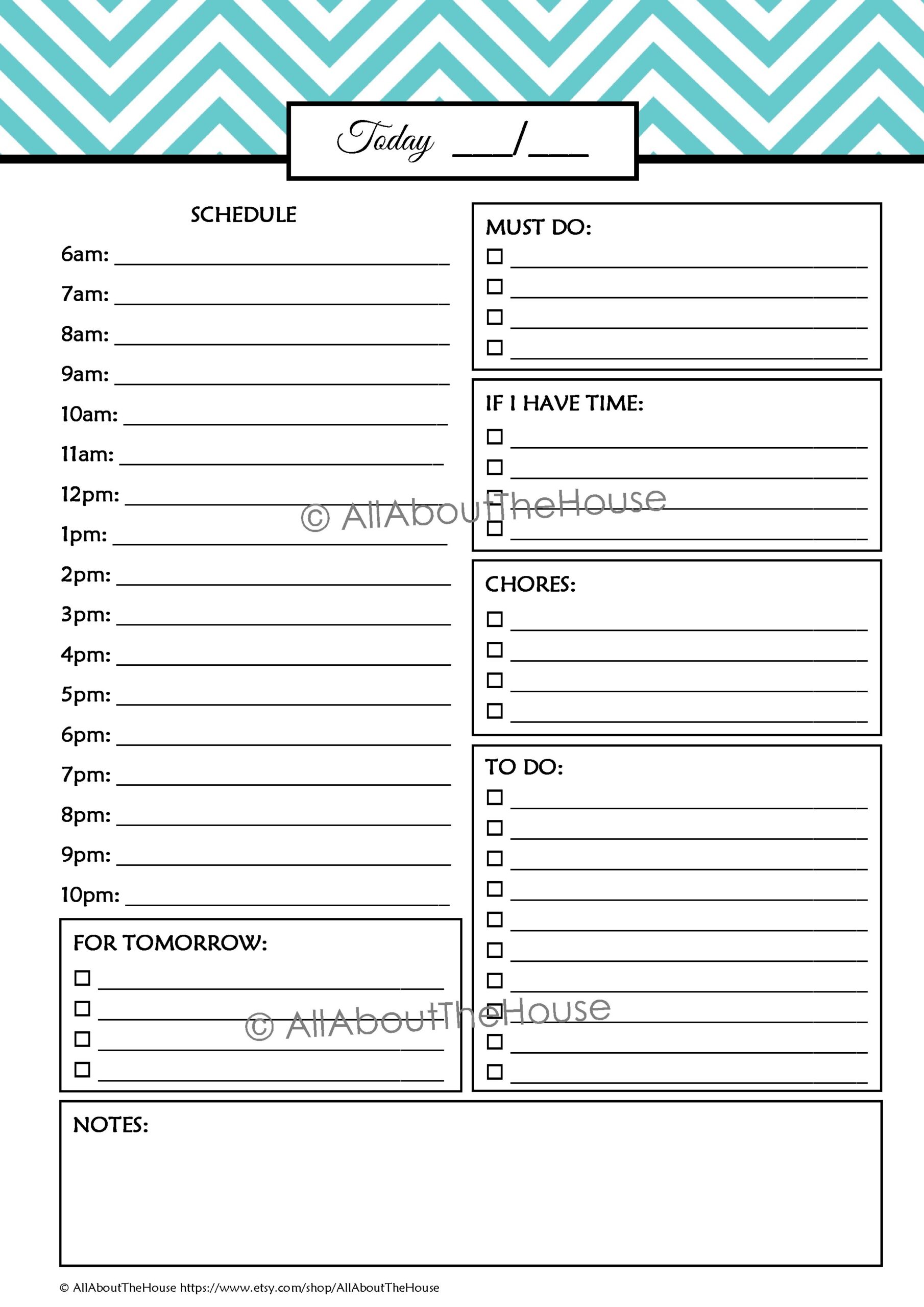Student Planner Editable AllAboutTheHouse Printables