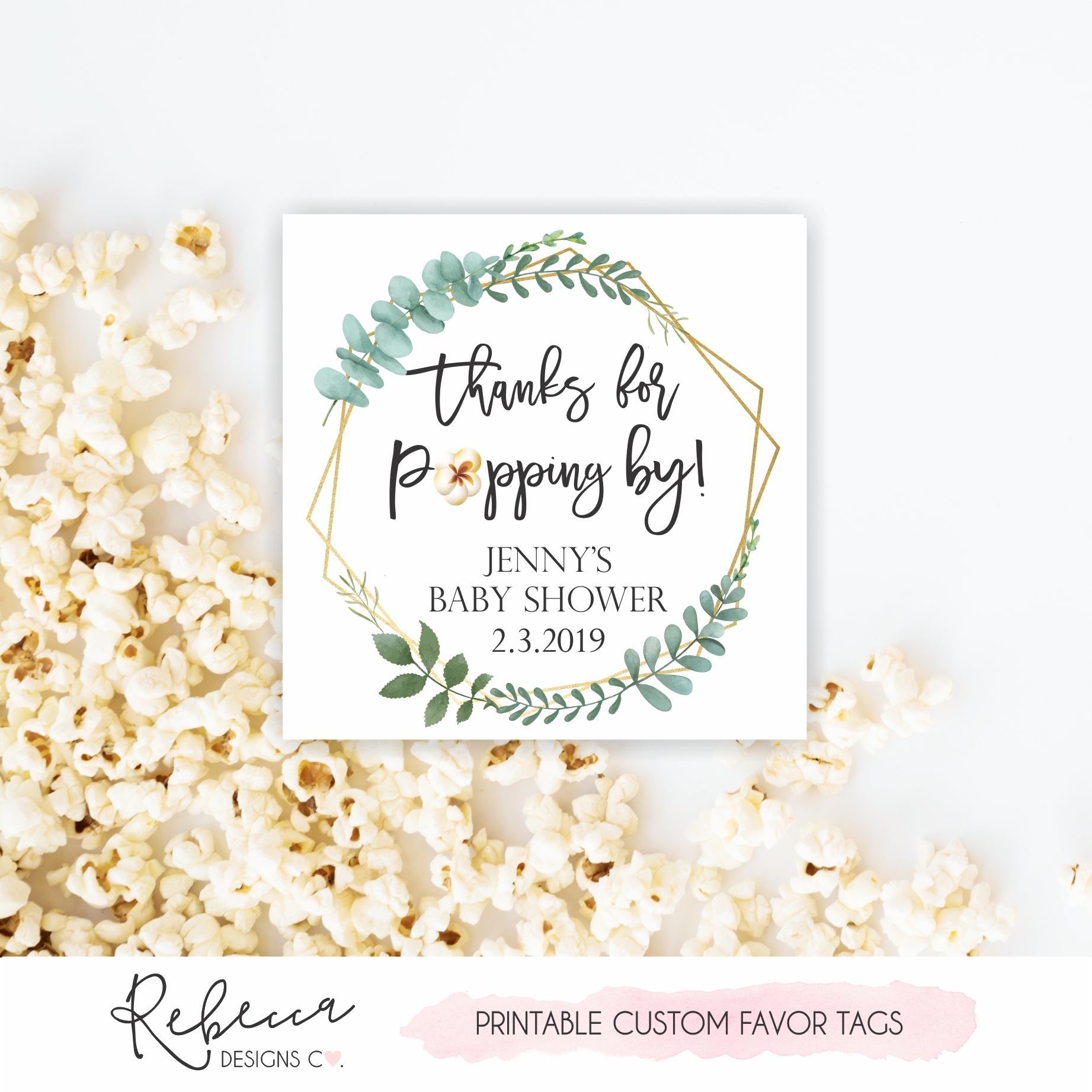 Thanks For Popping By Tags Free Printable