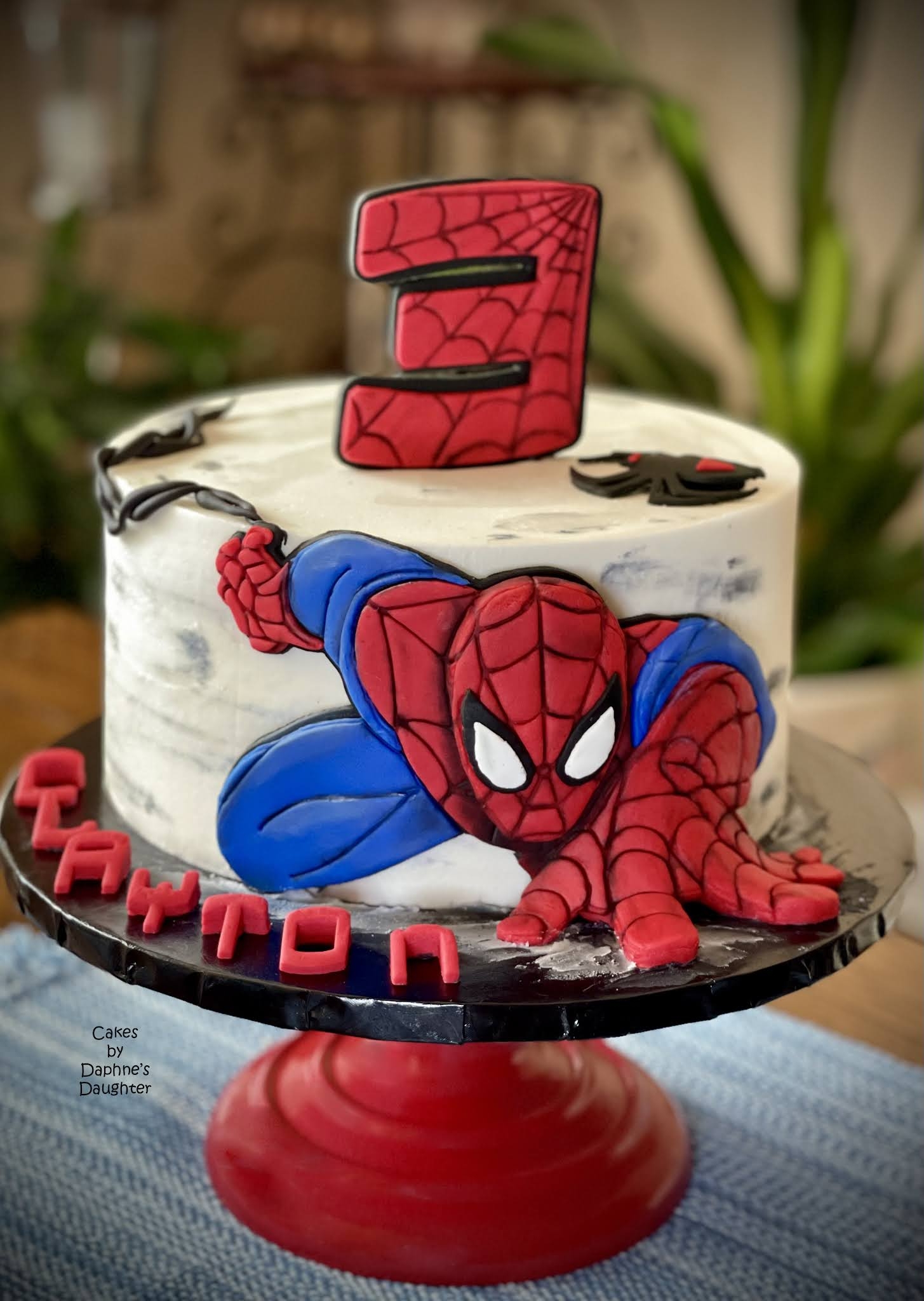 The Bake More Crawling Spider Man Cake Instructions