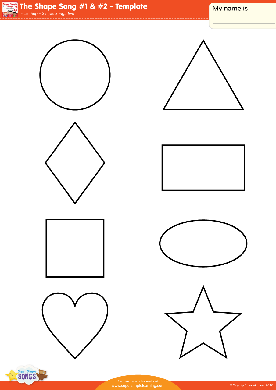 Shapes Worksheets Free Printable