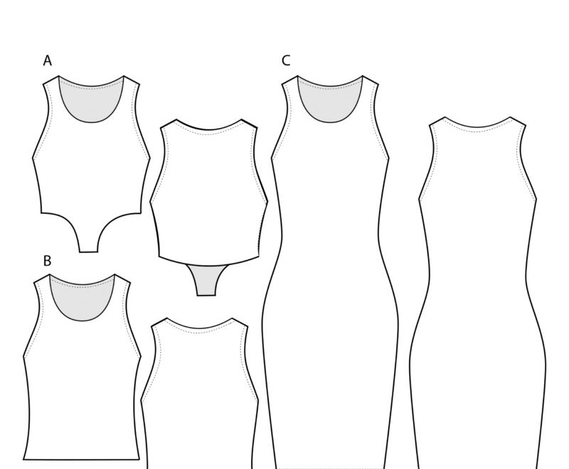 The Sylvan Tank Dress Free Sewing Pattern