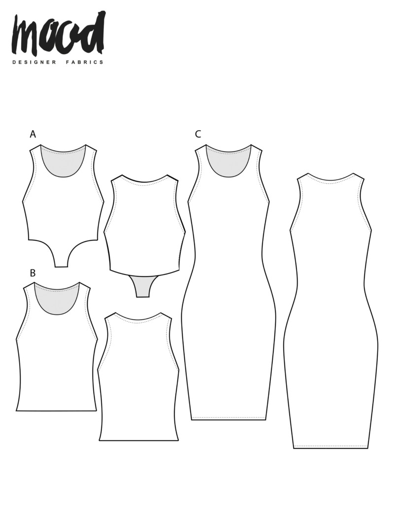 The Sylvan Tank Dress Free Sewing Pattern