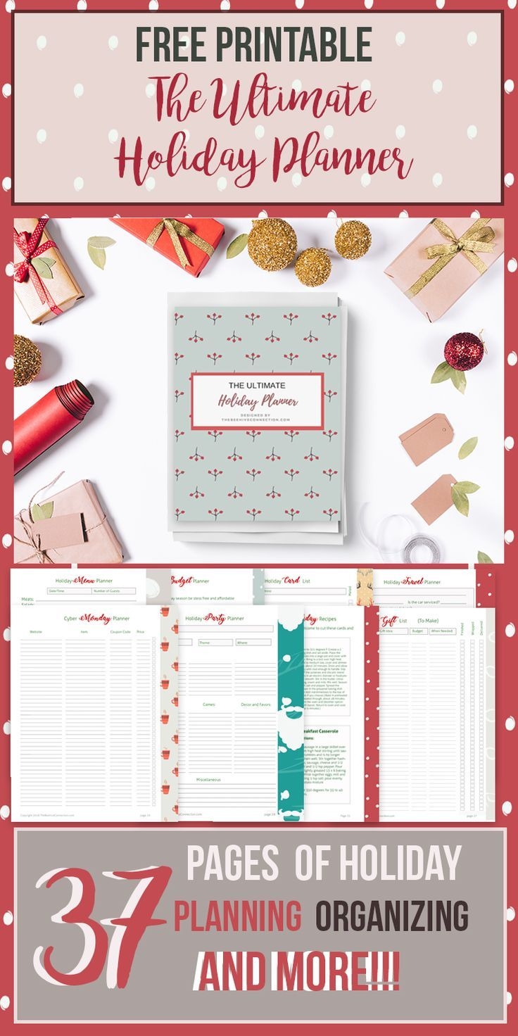 The Ultimate Holiday Planner FREE Printable 2025