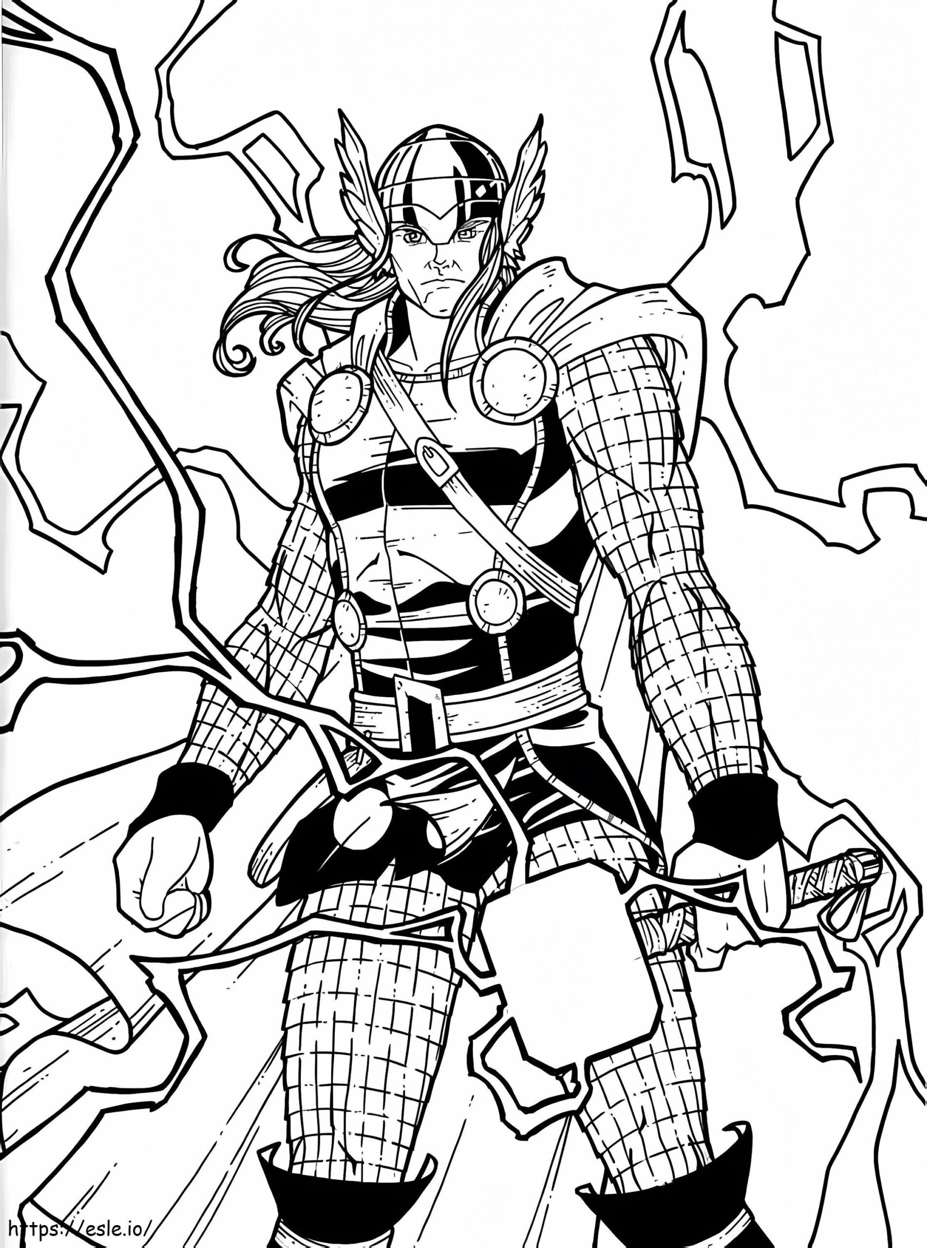 Thor Coloring Pages Printable