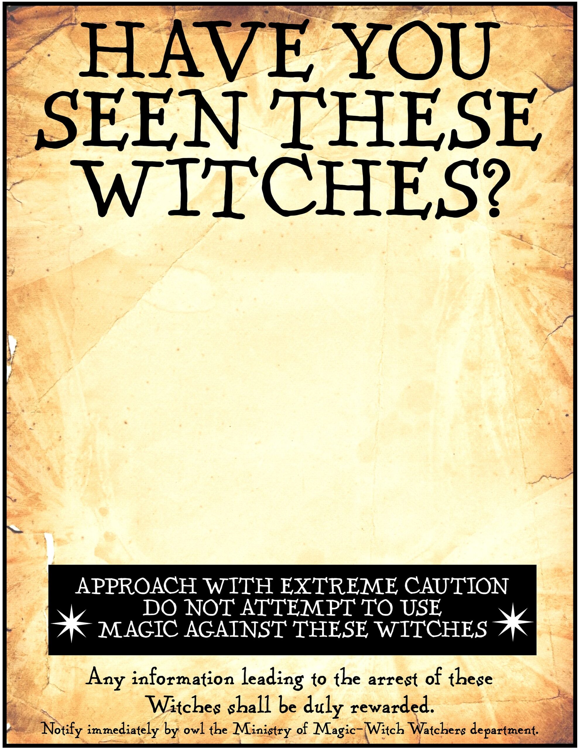 Have You Seen This Wizard Free Printable
