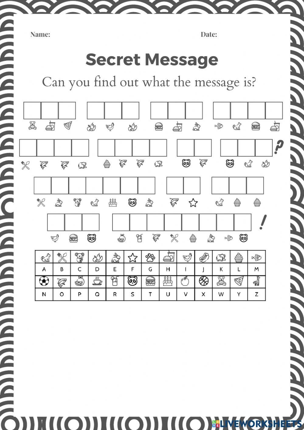 Unlocking The Secret Interactive Worksheet For Discovery