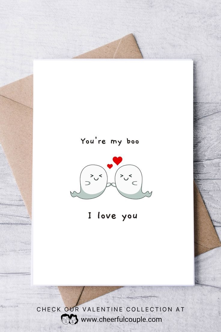 Valentine Card For Boyfriend You re My Boo Free Printables