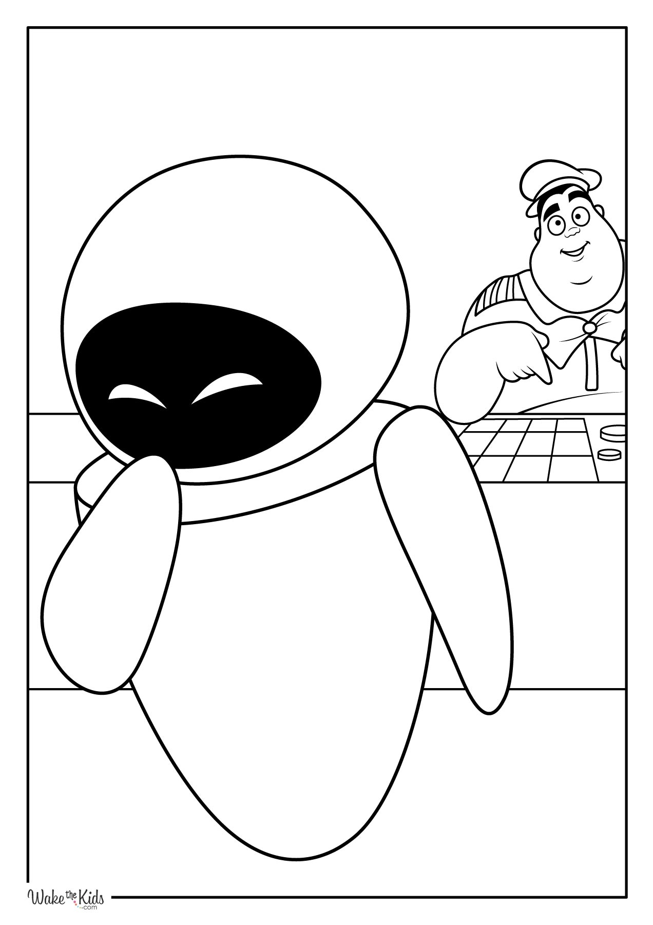 WALL E Coloring Pages Free Printable PDFs WakeTheKids