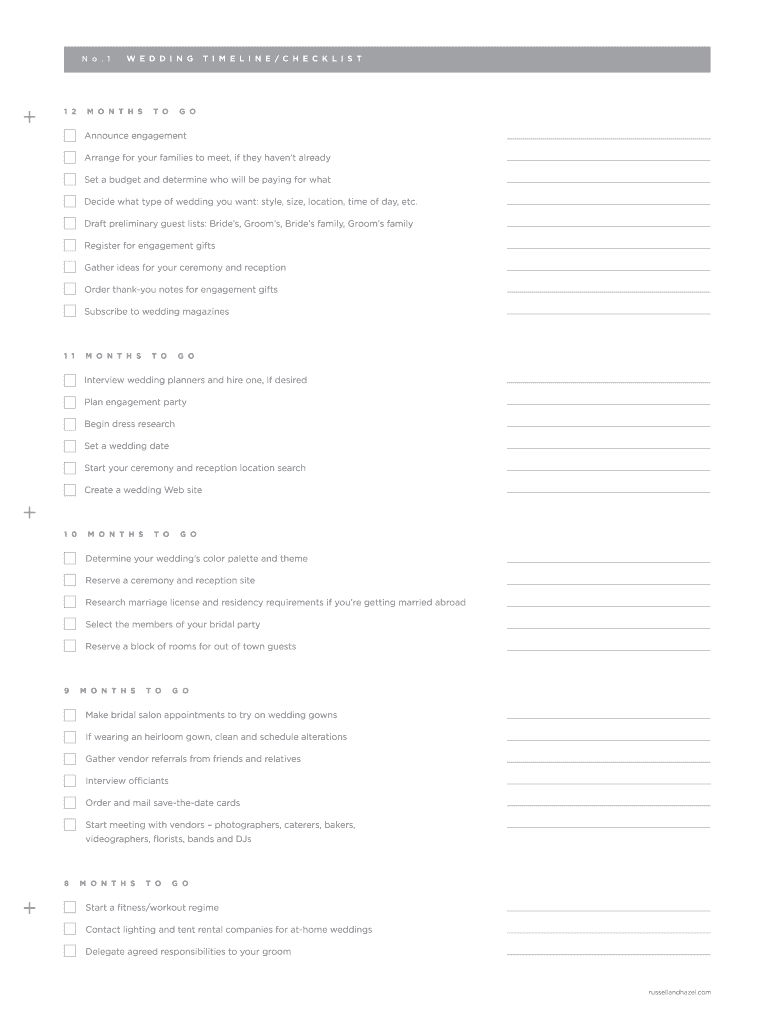 Wedding Reception Timeline Template For Dj Printable