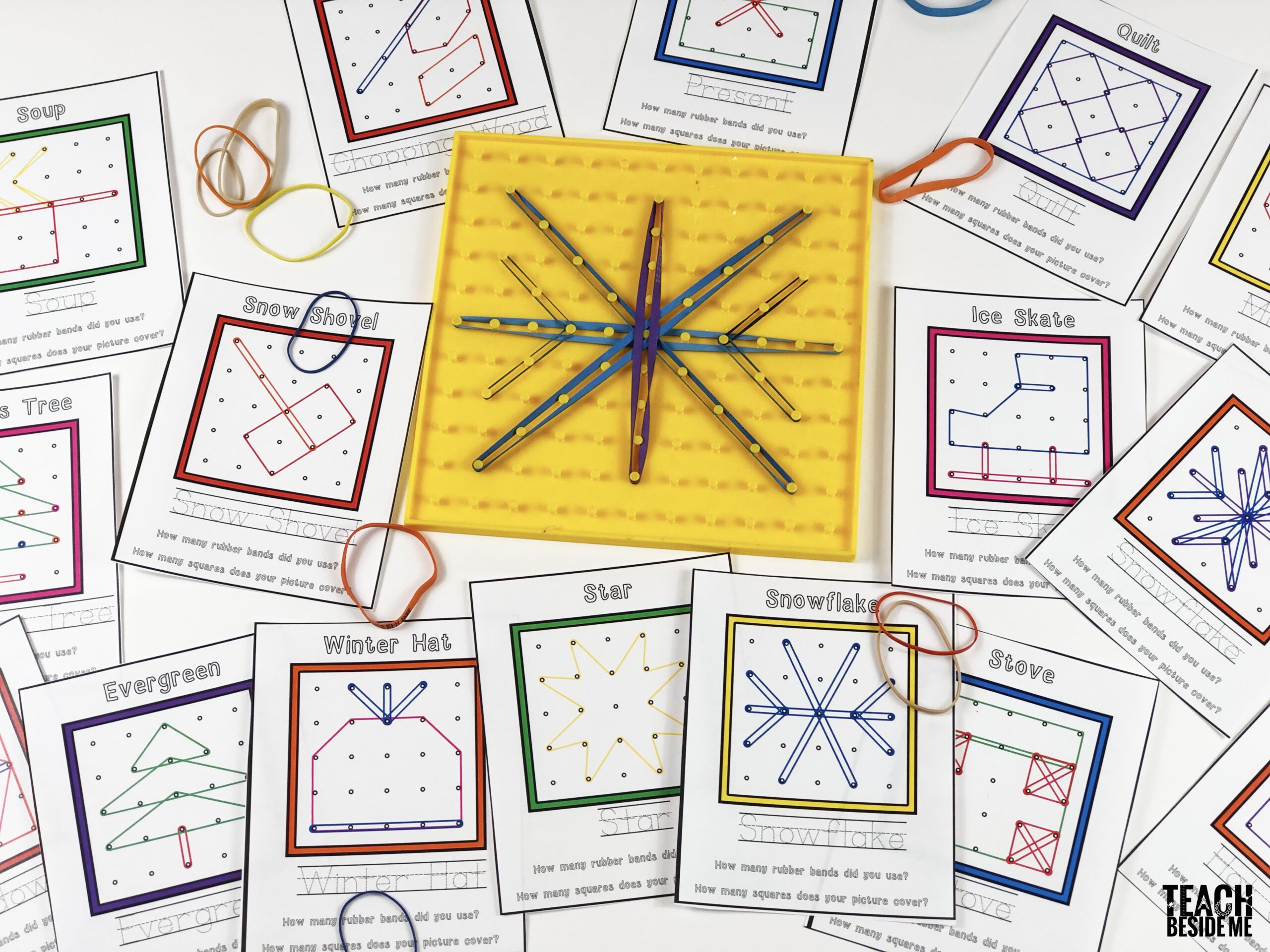 Printable Geoboard Pattern Cards