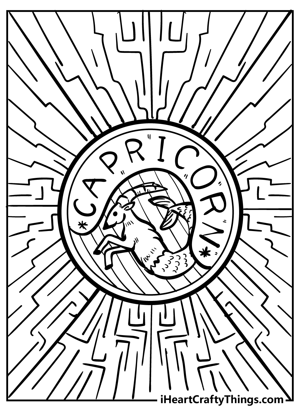 Zodiac Sign Coloring Pages 100 Free Printables 