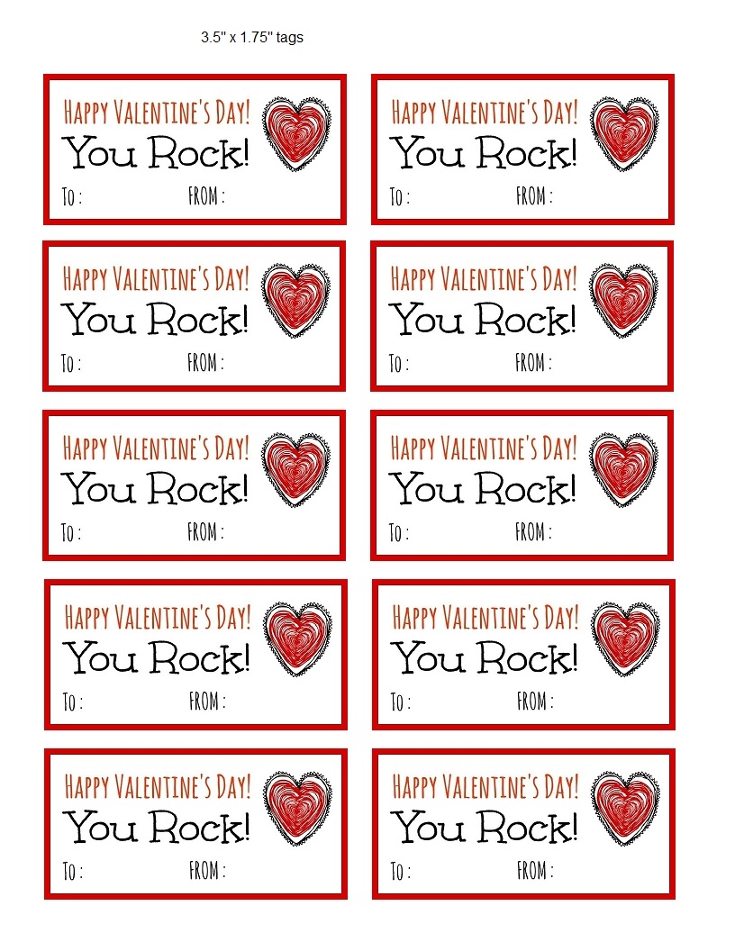 Finding BonggaMom Valentine s Day Printables You Rock 