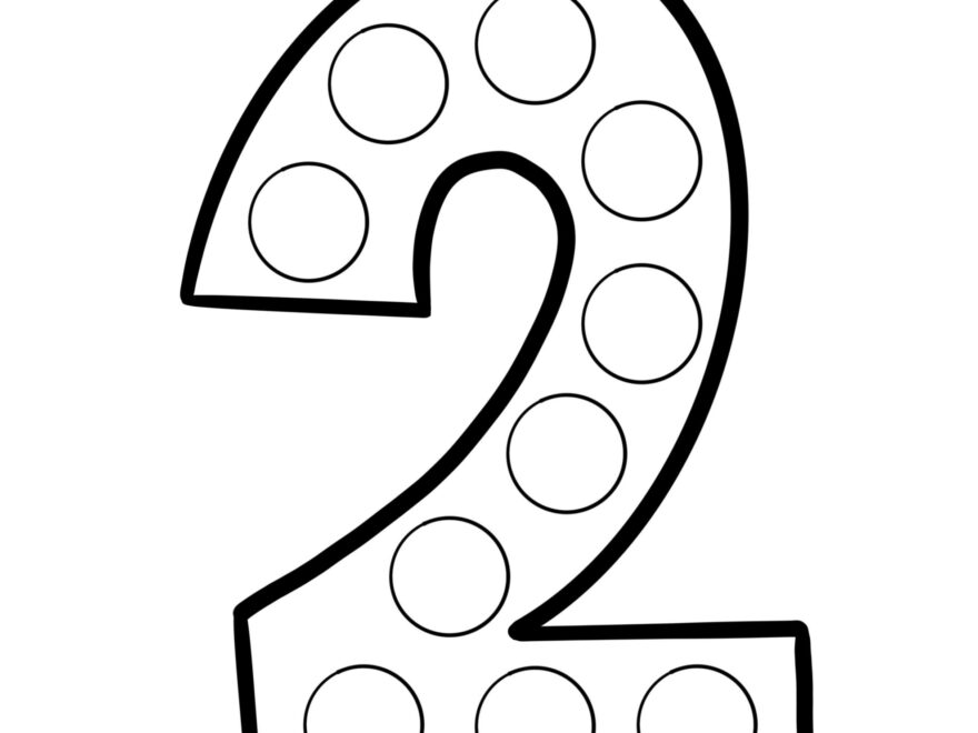 Free Preschool Printables Number 2 Jennibeemine