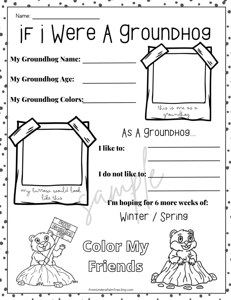 Groundhog Day Worksheet Bundle From Under A Palm Tree Groundhog Day Worksheet Bundle From Under A Palm Tree