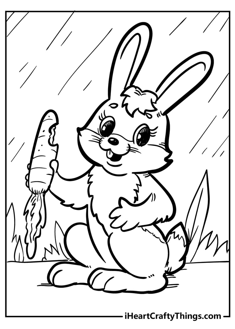 Free Printable Coloring Pages Of Bunny Rabbits