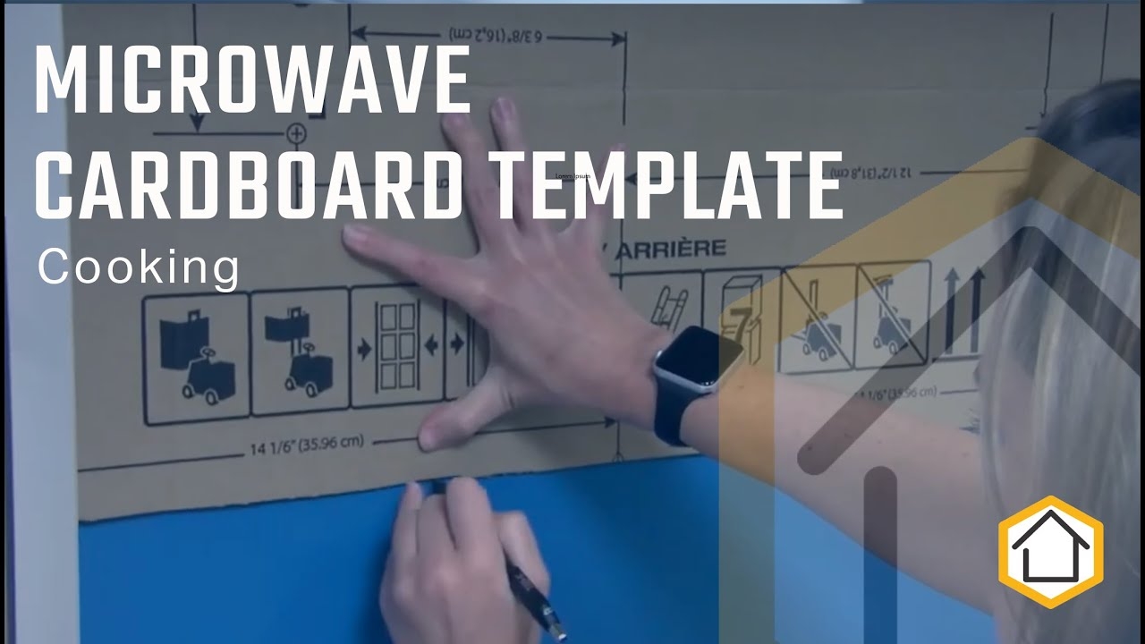 Using A Cardboard Template To Install A Microwave YouTube